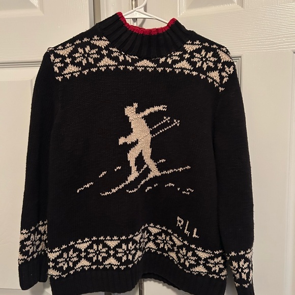 Lauren Ralph Lauren Vintage Ski Hand Knit Sweater